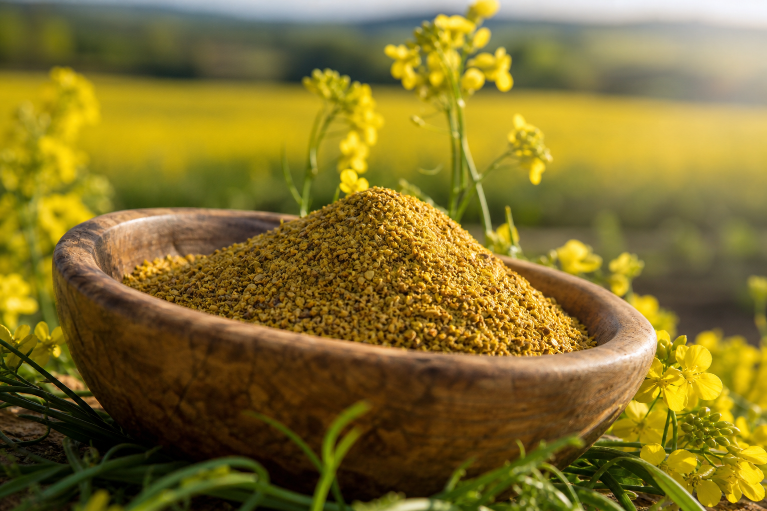Solvent Extracted Canola Meal in Industrial Setting